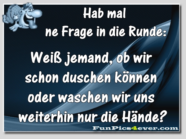 Duschen gegen Corona