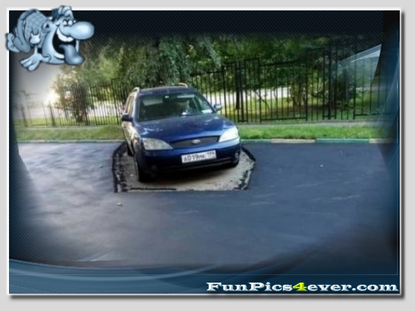 Baustelle parken