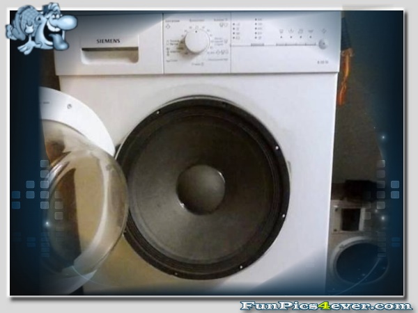 Subwoofer Waschmaschine