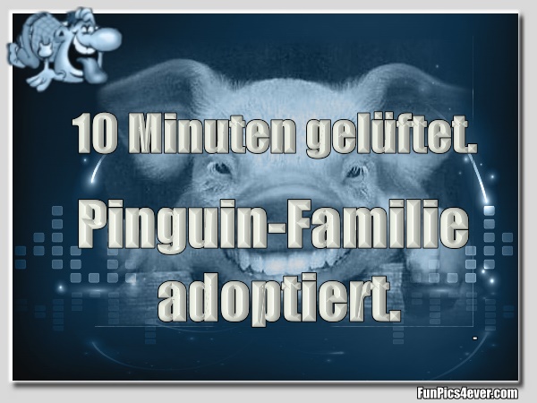 Pinguin-Familie